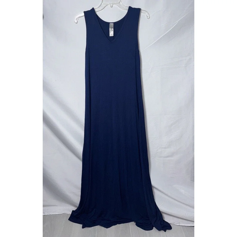 Go Couture Women XL very Long maxi Dress Stretchy,Resort Wear, Summer, Vacation